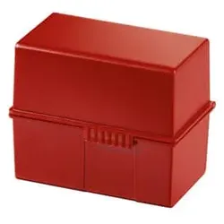 HAN Karteikasten A6 quer Plast rot 976-17 300 16,5x9,5x14,3