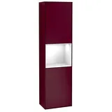 Villeroy & Boch Villeroy und Boch Finion Hochschrank F470GFHB 41,8x151,6x27cm, rechts, Regal Glossy white lacquer, Peony Matt