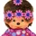 Sekiguchi Monchhichi Flower Power Girl