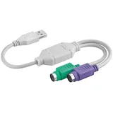 goobay USB-Konverter/Adapter USB auf PS/2 95431