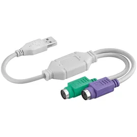 goobay USB-Konverter/Adapter USB auf PS/2 95431
