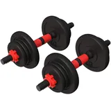 GORILLA SPORTS Hantel-Set Kurzhanteln 2er Set - 15kg/20kg/25kg/30kg Gewichte, Krafttraining
