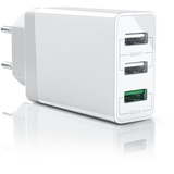 Aplic USB-Ladegerät 3000 mA, 3-Port Netzteil, Quick Charge 3.0, 2x USB Port + 1x QC 3.0 Port