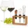 AdHoc Wein-Set Vine 3tlg. Edelstahl Braun