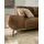 W.Schillig Ecksofa "run, Designsofa mit tollem Sitzkomfort, bequem, L-Form", braun (chocolate s37), B:319cm H:88cm T:178cm, Longlife Xtra-Leder Z73: Naturwalkleder der Luxusklasse aus den erlesensten Rohhäuten.