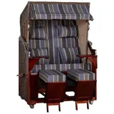 WebaVita Strandkorb Karibik Blau