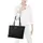 Valentino Pansy Shopper Kunstleder Black