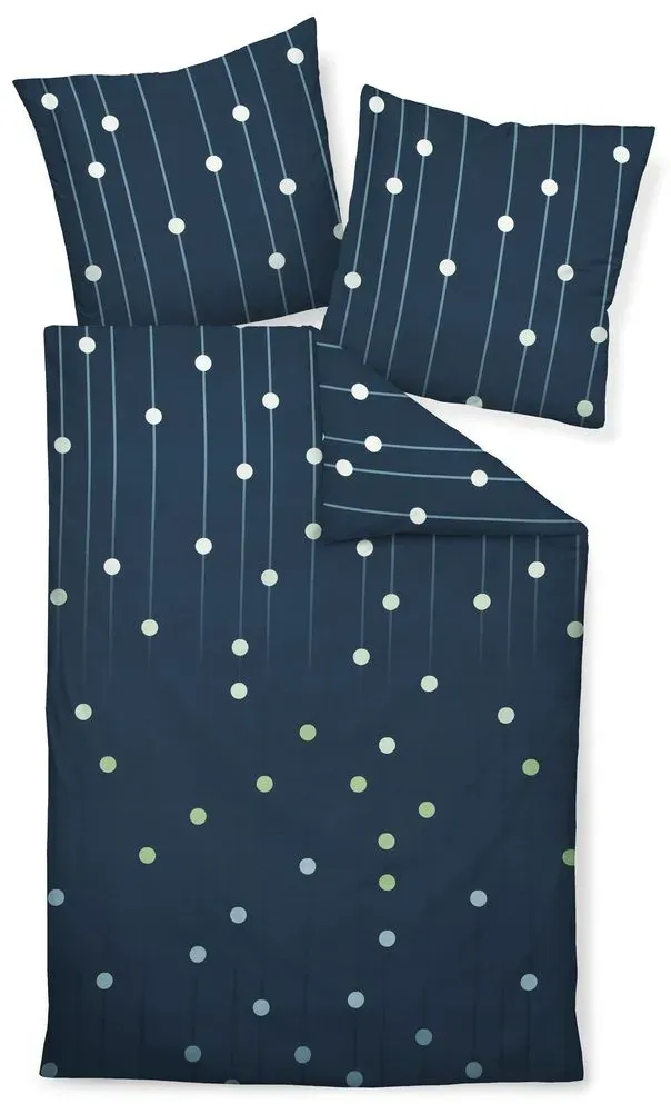 Janine Design Bettwäsche J.D. 135 x 200 cm Satin Grün