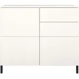 borchardt Möbel Haama 93 x 80 x 35 cm Weiß matt