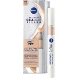 BEIERSDORF Hyaluron Cellular Filler 3IN1 Augenpflege Concealer Dunkel Creme 4 ml