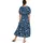 Zero Maxikleid Blau/Cream 36