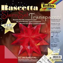 Folia Faltblätter Bascetta-Stern rot