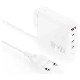 4smarts Ladegerät GaN Flex Pro 100W 3 USB-C+1 USB-A, Travel Edition