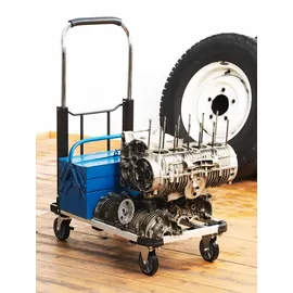 Meister Craft Transportwagen Aluminium 150 kg grau klappbar
