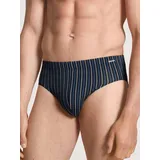 CALIDA Cotton Code Slip schwarz/blue L 2er Pack