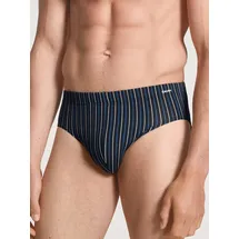 CALIDA Cotton Code Slip schwarz/blue L 2er Pack