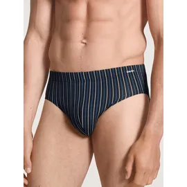 CALIDA Cotton Code Slip schwarz/blue L 2er Pack