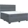 vidaXL Boxspringbett 180 x 200 cm Dunkelgrau