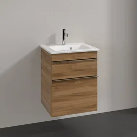 Villeroy & Boch Waschbeckenunterschrank 2 Auszüge 46,6 x 59 x 42,5 cm Braun