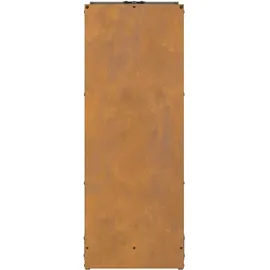 vidaXL Kaminholzregal Wetterfester Stahl 40 x 30 x 80 cm Silberfarben