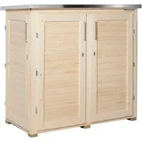 Weka Garten[Q] Teras 1,7 x 0,85 x 1,61 cm natur