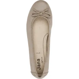 Jana Damen 8-22164-41 Ballerina, Stone, 39 EU
