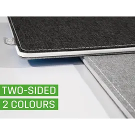 Sigel Schreibtischunterlage Eyestyle hellgrau/schwarz Kunststoff 60,0 x 45,0 cm, 1 St.