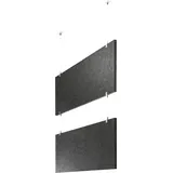 lautloz baffel multiple-Set - Deckenträger Odenwald - 3-fach Farbe: anthrazit, Größe: 200x50x2,5cm