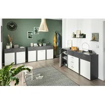 vogl möbelfabrik Tirent 176 x 84 x 40 cm Grau / Weiß