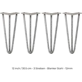 MONSTER SHOP Hairpin Tischbeine 4 x 30,5 cm