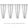 MONSTER SHOP Hairpin Tischbeine 4 x 30,5 cm