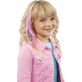 Barbie Mattel HMD78 Barbie Totally Hair Regenbogen Deluxe Styling Kopf Frisurenkopf Frisierkopf - Rosa