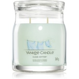 Yankee Candle Clean Cotton mittelgroße Kerze 368 g