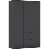 Rauch »Kleiderschrank Schrank Garderobe Garderobenschrank MAINZ«, grifflose Front, Außentüren mit Push-to-Open Funktion MADE IN GERMANY, grau