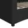 vidaXL Tagesbett 90 x 190 cm Schwarz