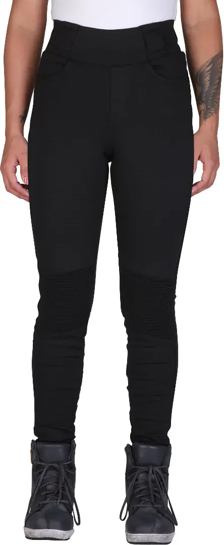 Modeka Deola Vrouwen Motorfiets Leggings, zwart, 42