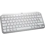 Logitech MX Keys Mini for Business kabellose beleuchtete Tastatur, Französisches AZERTY-Layout - Pale Grey