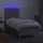 vidaXL Boxspringbett 100 x 200 cm Hellgrau