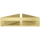 Wenko Eckablage Genova Gold matt, Befestigen ohne Bohren