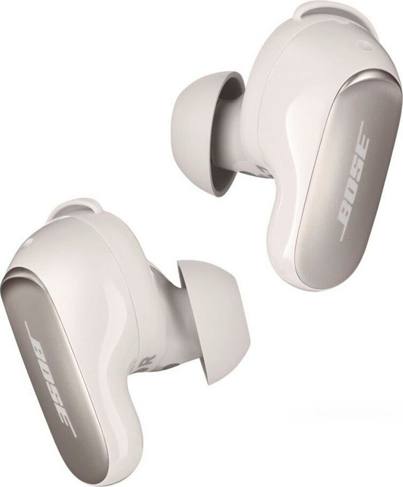 Bose QuietComfort Ultra Earbuds wireless In-Ear-Kopfhörer (Active Noise Cancelling (ANC), Freisprechfunktion, Hi-Res, True Wireless, integrierte Steuerung für Anrufe und Musik, Bluetooth) weiß