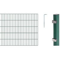 GAH ALBERTS Doppelstabmattenzaun Set 1 x 16 m grün