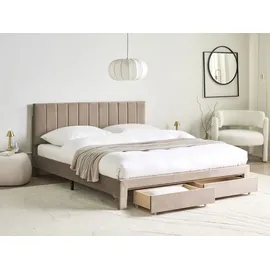 Beliani Lonzac 160 x 200 cm Beige