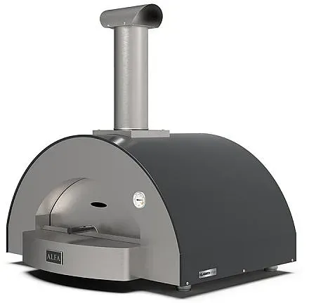 Alfa Forni Classico 4 Pizze Holz Pizzaofen Ardesia Grey