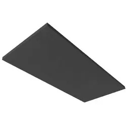 ISOLED Akustikabsorber H25 für Leuchtenrahmen mit Innenformat 500x1192mm schwarz