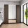 masseno Drehtürenschrank CAGLIARI 200 x 239 x 61,9 cm Schwarz