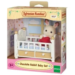 EPOCH 5017 Sylvanian Families® Schokoladenhasen Baby mit Babybett