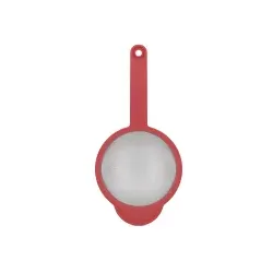 Mepal Chef it Sieb, 16,7 cm, Edelstahl, Besonders feinmaschiges Sieb für genaues Sieben, Farbe: coral