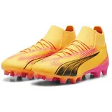 Puma Ultra Pro Fg/Ag Soccer Shoes, Sun Stream-Puma Black-Sunset Glow, 48.5