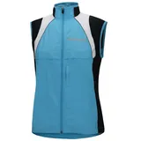 Airtracks Damen Fahrradweste Laufweste Radweste Leichte Wind Weste Reflektierend Winddicht Ärmellos Windstopper Atmungsaktiv Windstopper XS S M L Xl XXl 3XL 4XL - hellblau-weiß - M - M