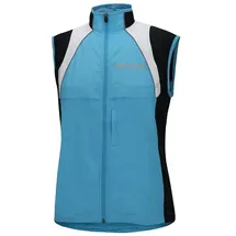 Airtracks Damen Fahrradweste Laufweste Radweste Leichte Wind Weste Reflektierend Winddicht Ärmellos Windstopper Atmungsaktiv Windstopper XS S M L Xl XXl 3XL 4XL - hellblau-weiß - M - M
